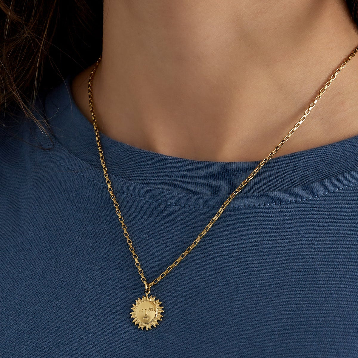 Sunny day necklace - Silver Color color