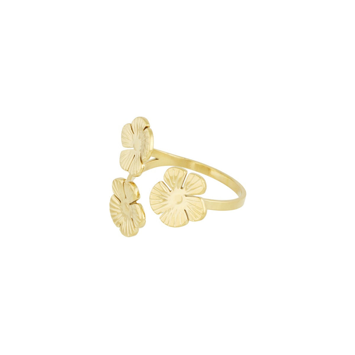 floral trio ring