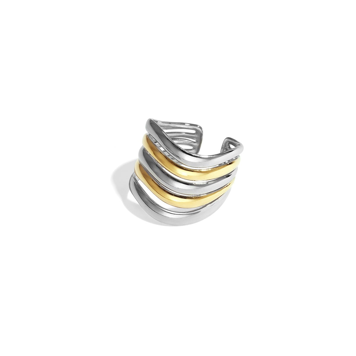 Ring multi-layered bi-color