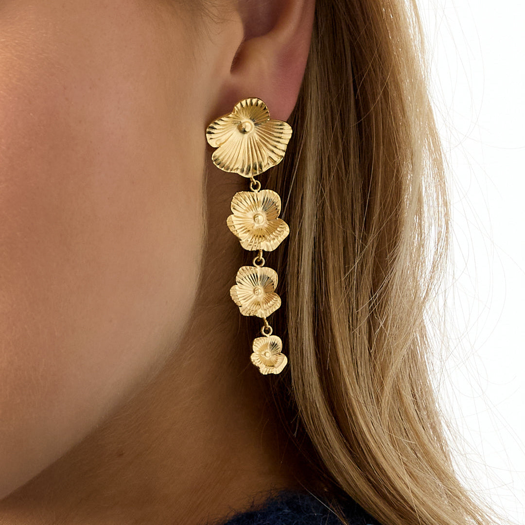 Dangle Earrings Flower Casual Daily Gathering/Party Simple Series Women's jewelry