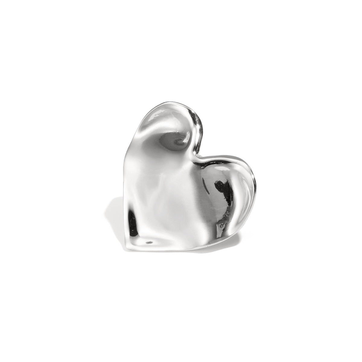 Large heart statement ring