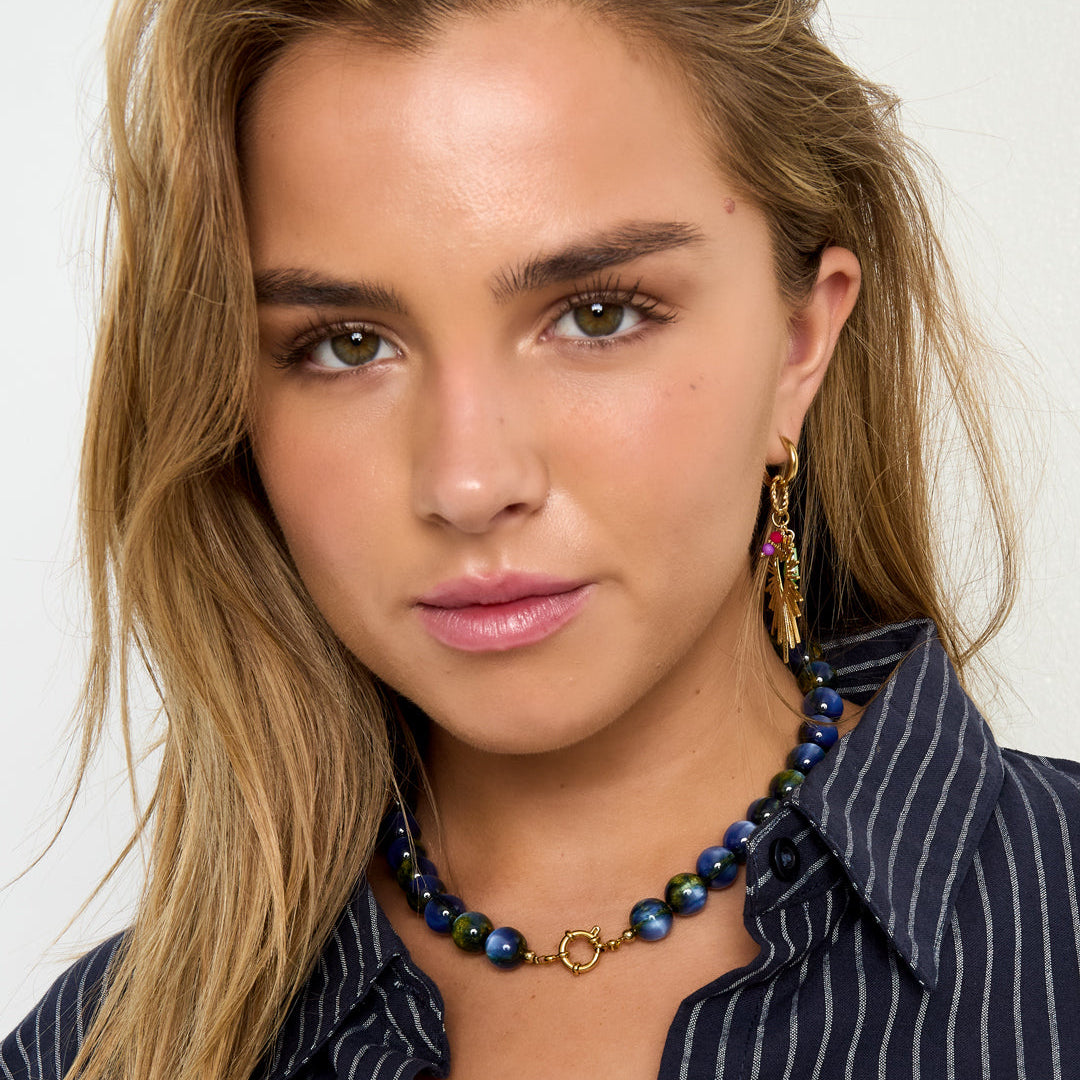 Beaded Faded necklace - 12mm