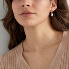 classic necklace with hearts