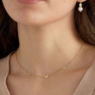 classic necklace with hearts