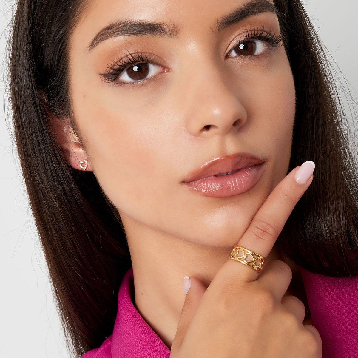 ring hearts with detail