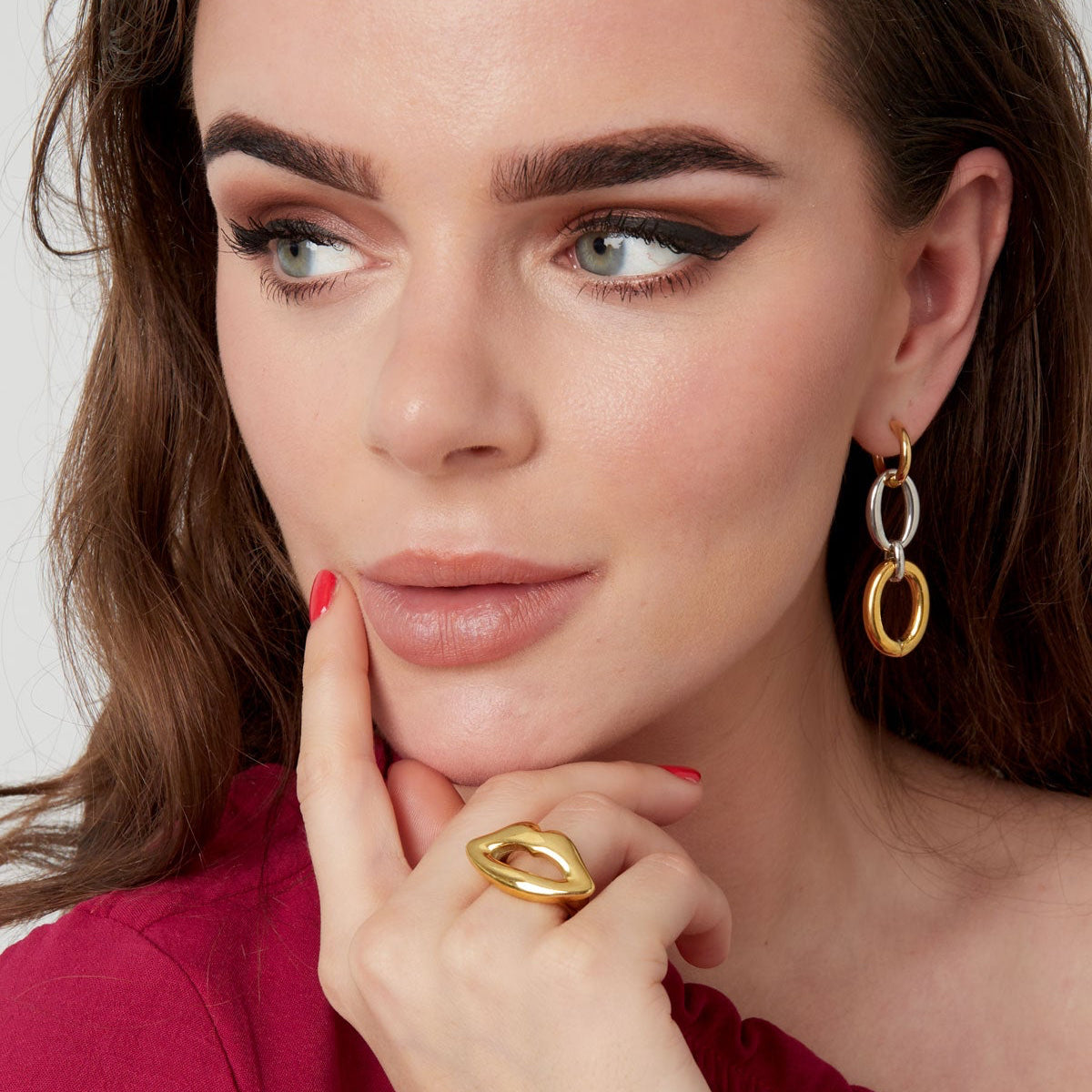 Ring mouth - Gold Color - 16