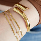 golden layers bracelet