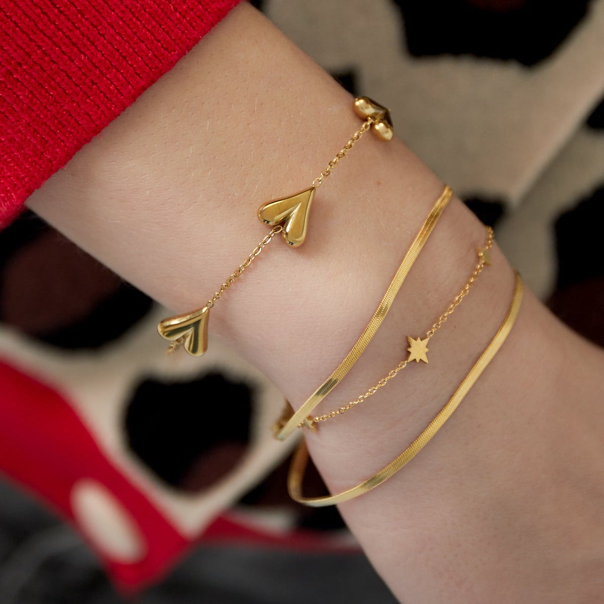 golden layers bracelet