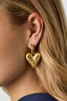 Drop Earrings Heart Daily Daily Simple Series Women's jewelry