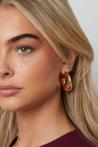 Stainless Steel Hoop Earrings circle Casual Daily Simple Series Women's jewelry