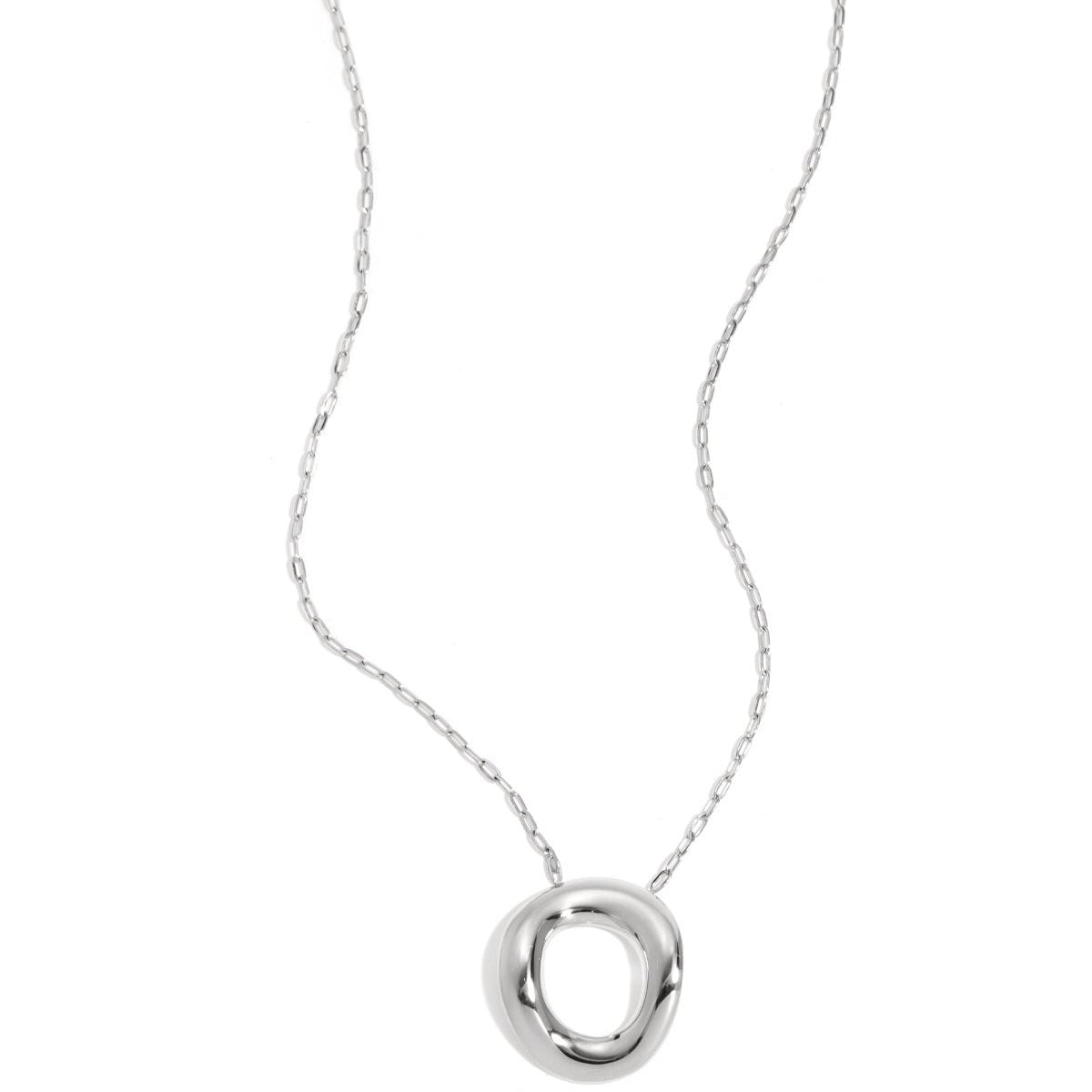 Stainless Steel Pendant necklaces circle Casual Daily Simple Series Women's jewelry