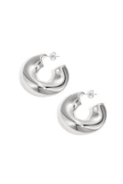 Stainless Steel Hoop Earrings circle Casual Daily Simple Series Women's jewelry