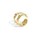 Textured double ring