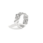 Stainless Steel Minimalist Rings irregular shape Casual Daily Simple Series Women's jewelry