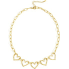 Stainless Steel Chain Necklaces Heart Casual Daily Simple Series Women's jewelry