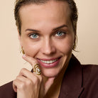 Stainless Steel Gemstone Rings lines Daily Daily Simple Series Women's jewelry