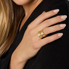 Multi-layered ring one size