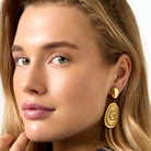 Stainless Steel Drop Earrings irregular shape Casual Daily Simple Series Women's jewelry