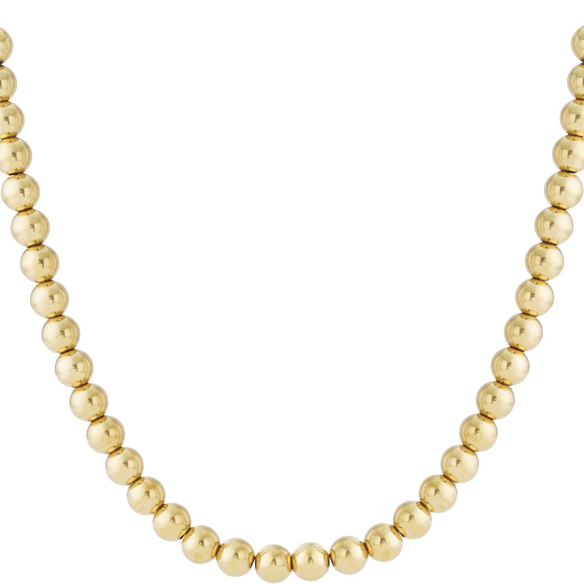 Hollow bead necklace-12mm