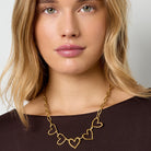 Stainless Steel Chain Necklaces Heart Casual Daily Simple Series Women's jewelry