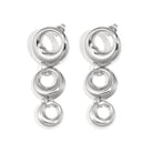 Stainless Steel Dangle Earrings circle Casual Daily Simple Series Women's jewelry
